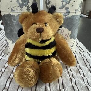 Plushland Licensed Plush Teddy Bear Beanie‎ Bumblebee Outfit AR442 NWT